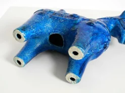Cheval en céramique des années 60 de la collection Rimini Blue par Aldo Londi pour Bitossi