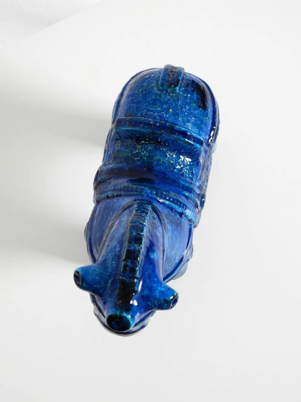 Cheval en céramique des années 60 de la collection Rimini Blue par Aldo Londi pour Bitossi