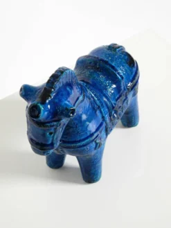 Cheval en céramique des années 60 de la collection Rimini Blue par Aldo Londi pour Bitossi