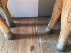 Cheval indien en bois