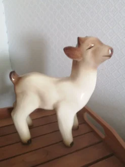 chevreau en céramique années 40