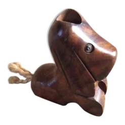 Chien en bois