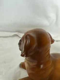 Chien en céramique