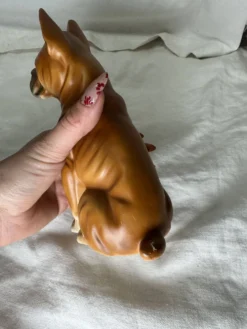 Chien en céramique