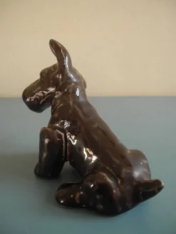 Chien en céramique, années 50