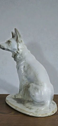 Chien en Faïence, Moulin Des Loups Orchies, Art Déco
