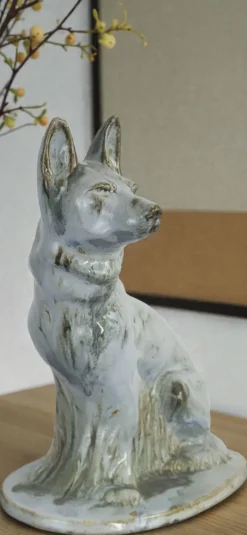 Chien en Faïence, Moulin Des Loups Orchies, Art Déco
