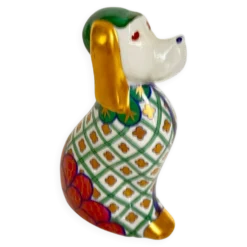 Chien en porcelaine par Lancel