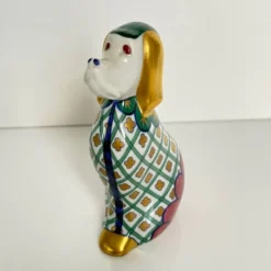 Chien en porcelaine par Lancel