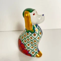 Chien en porcelaine par Lancel