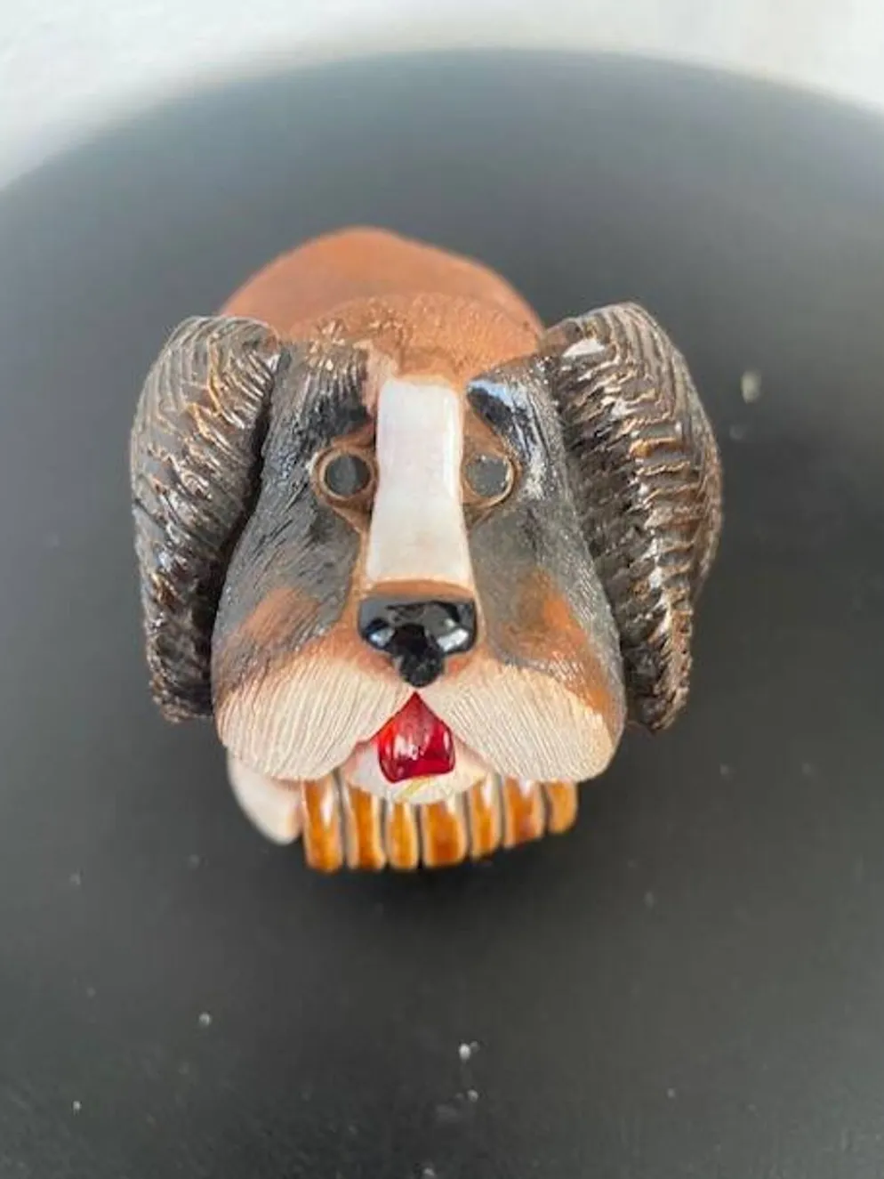 Chien Saint-Bernard en céramique Rinconada