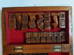 Échiquier artisanal bolivien