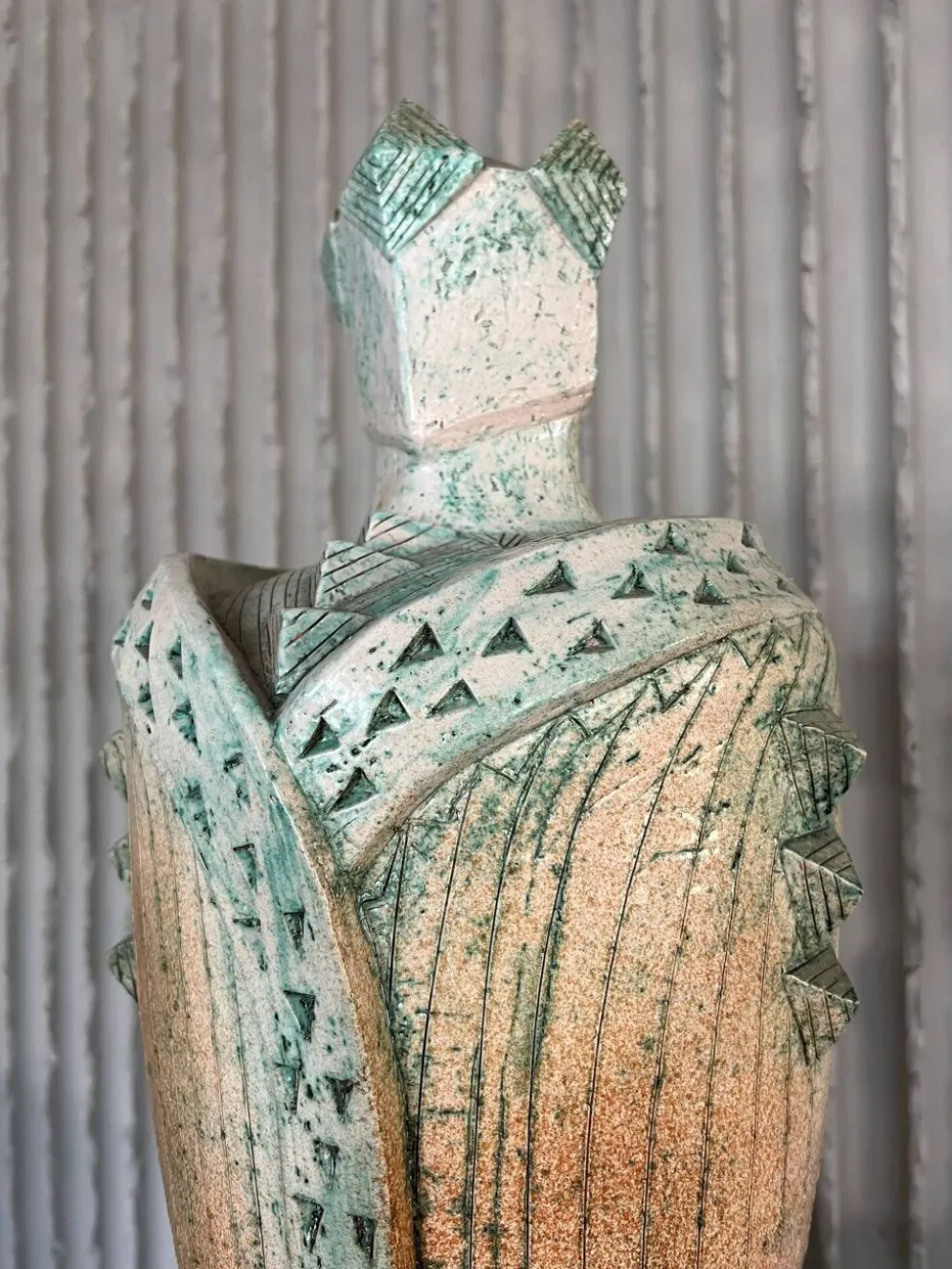 Échiquier en céramique XXL (40-80 cm) par Maria Kenarova