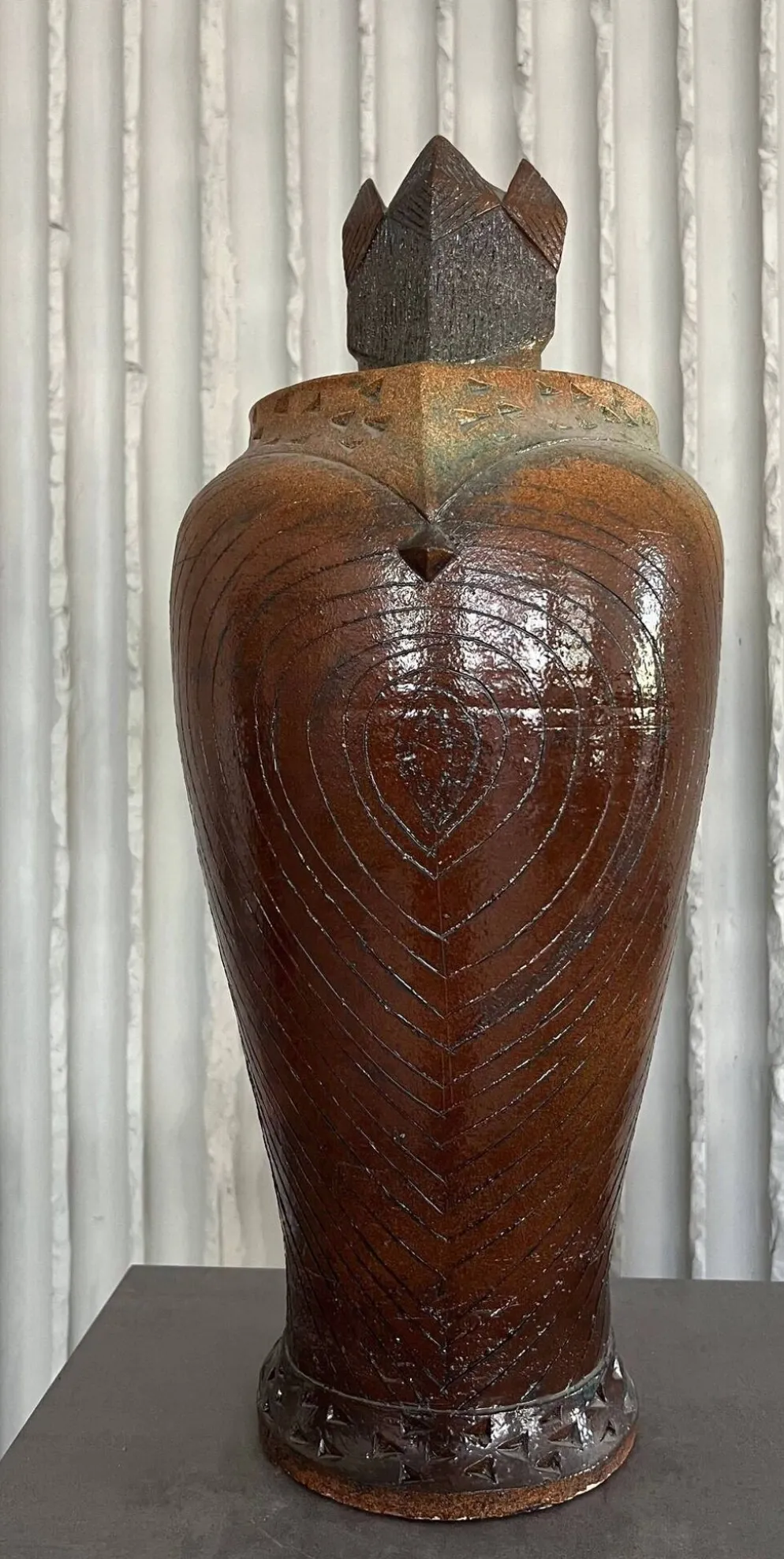 Échiquier en céramique XXL (40-80 cm) par Maria Kenarova