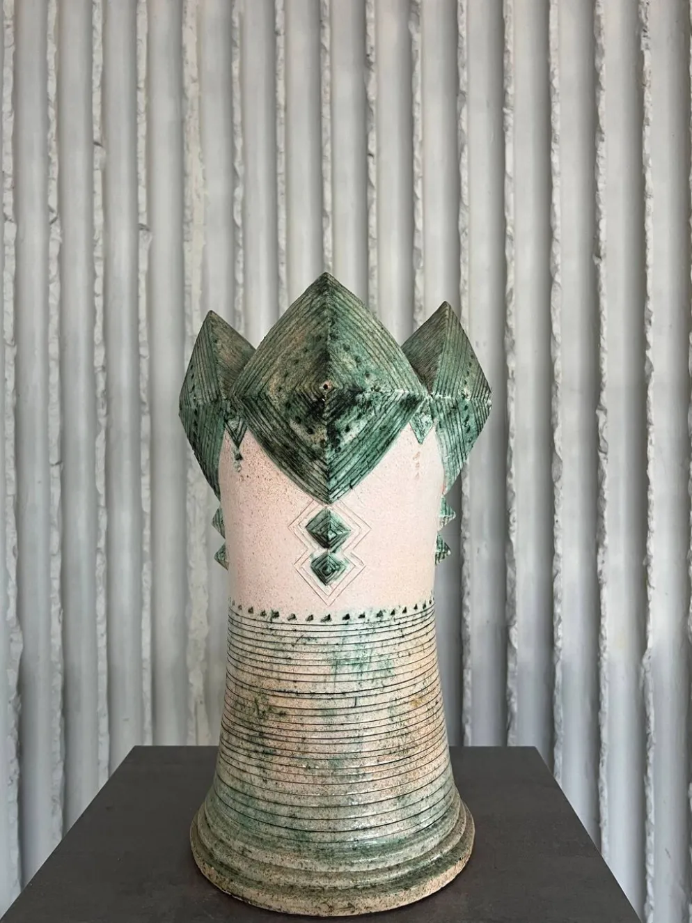 Échiquier en céramique XXL (40-80 cm) par Maria Kenarova