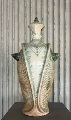 Échiquier en céramique XXL (40-80 cm) par Maria Kenarova
