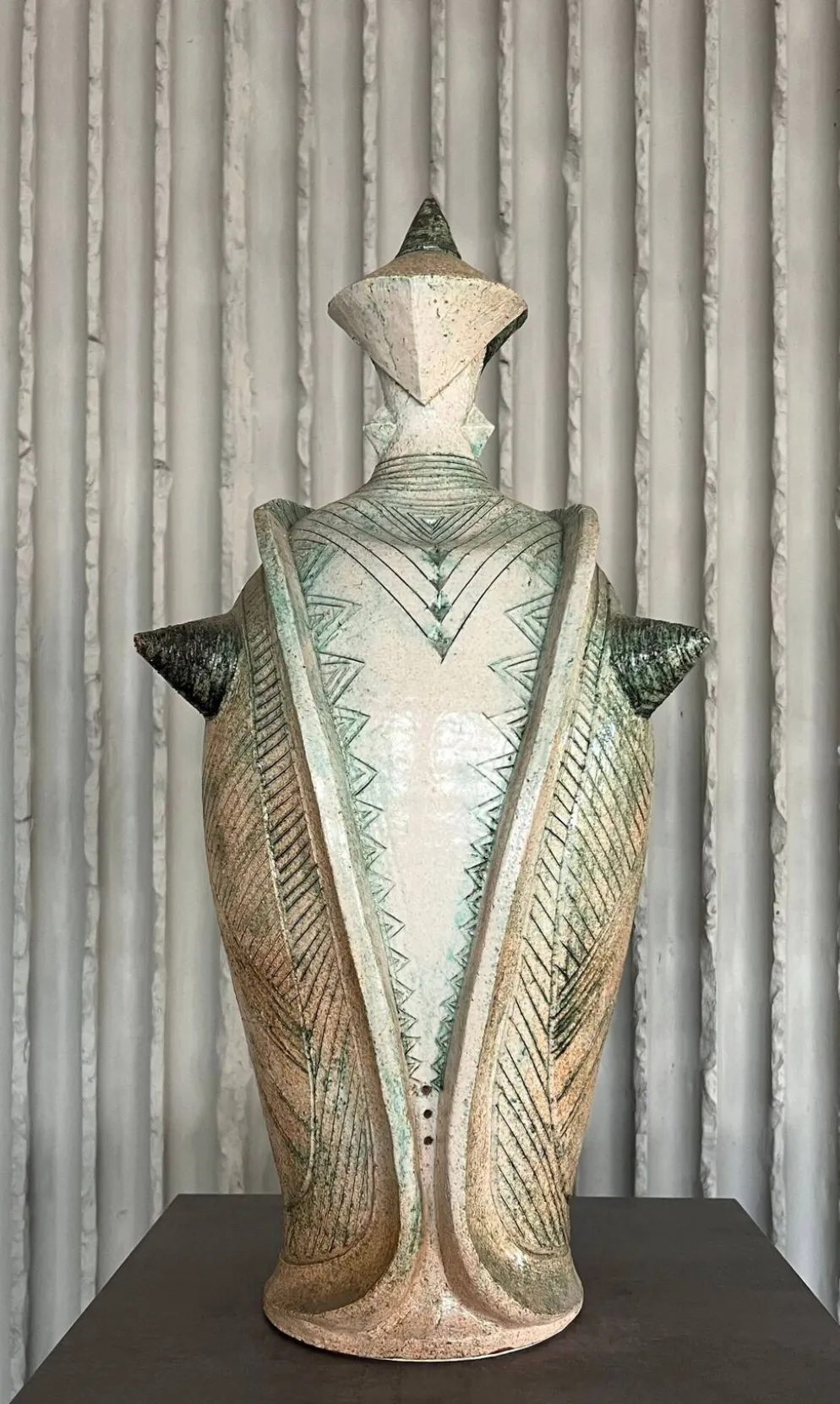 Échiquier en céramique XXL (40-80 cm) par Maria Kenarova