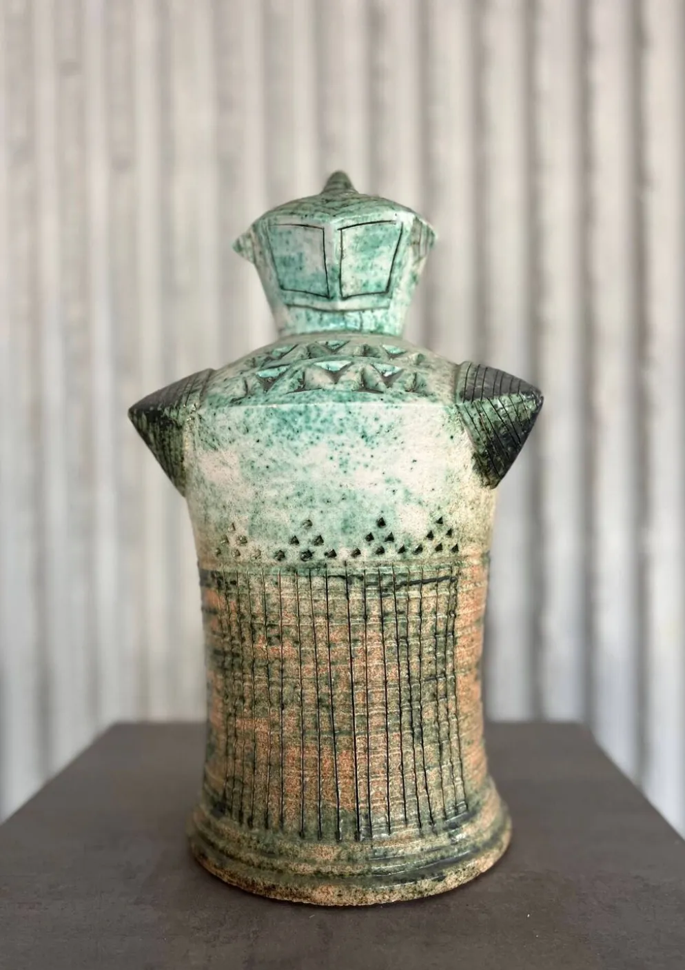 Échiquier en céramique XXL (40-80 cm) par Maria Kenarova