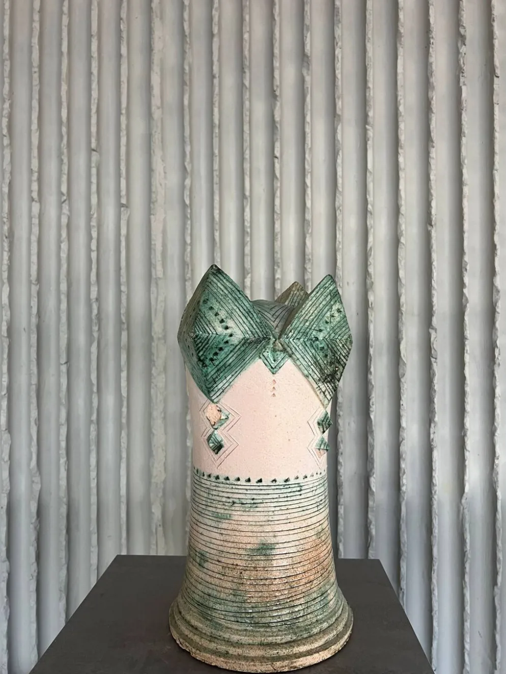 Échiquier en céramique XXL (40-80 cm) par Maria Kenarova
