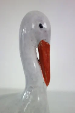 Cigogne vintage en céramique années 50/60