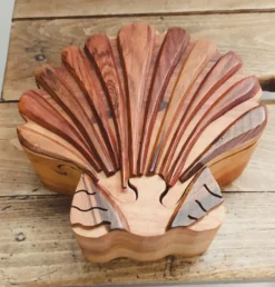 Coffret, boîte à bijoux en bois