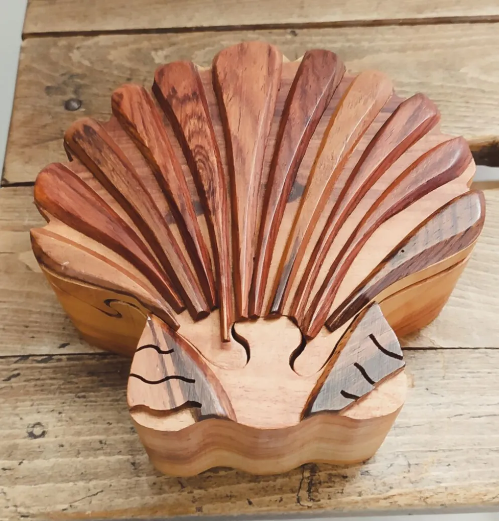 Coffret, boîte à bijoux en bois