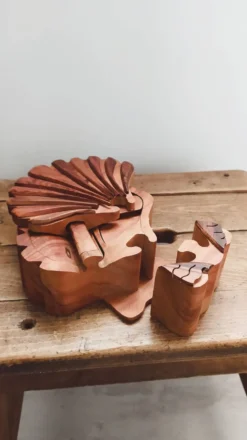 Coffret, boîte à bijoux en bois