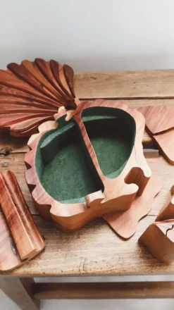 Coffret, boîte à bijoux en bois