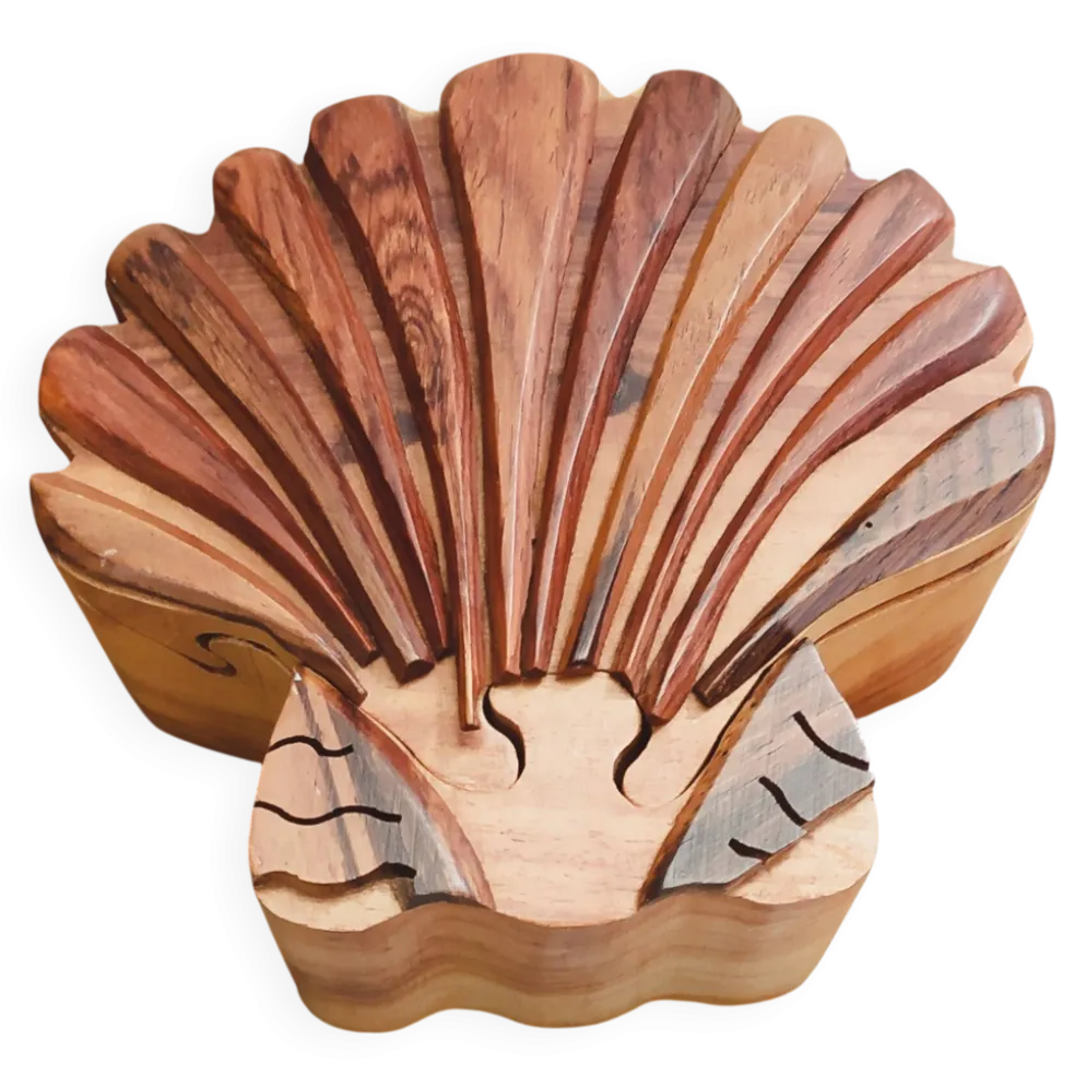 Coffret, boîte à bijoux en bois