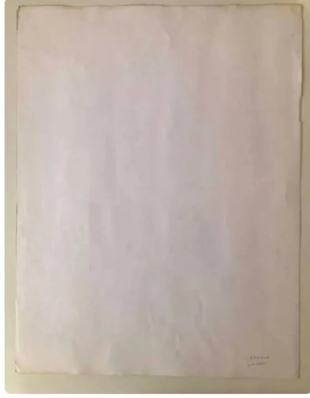 Collage de papier gouaché