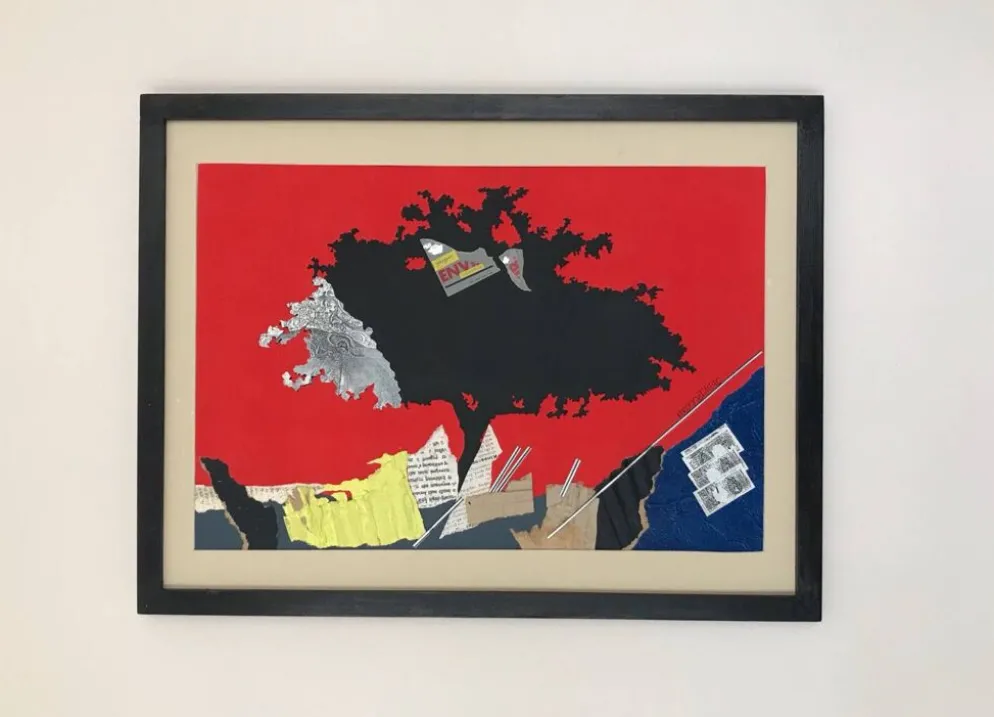 Collage et encre de martine rosset,1949-2011