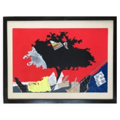 Collage et encre de martine rosset,1949-2011