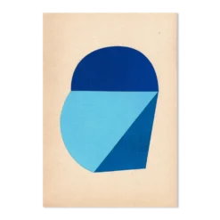 Collage moderniste sur papier ancien signé Eawy