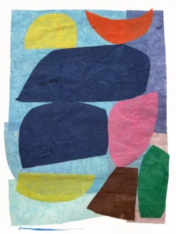 Collage sur papier