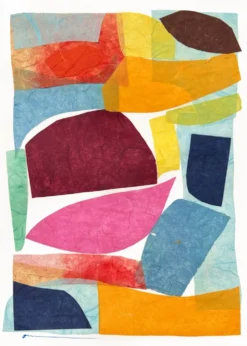Collage sur papier