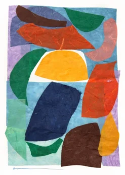 Collage sur papier
