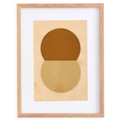 Collage sur papier ancien signé Eawy