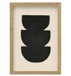 Collection de 4 peintures abstraites noires signées Eawy