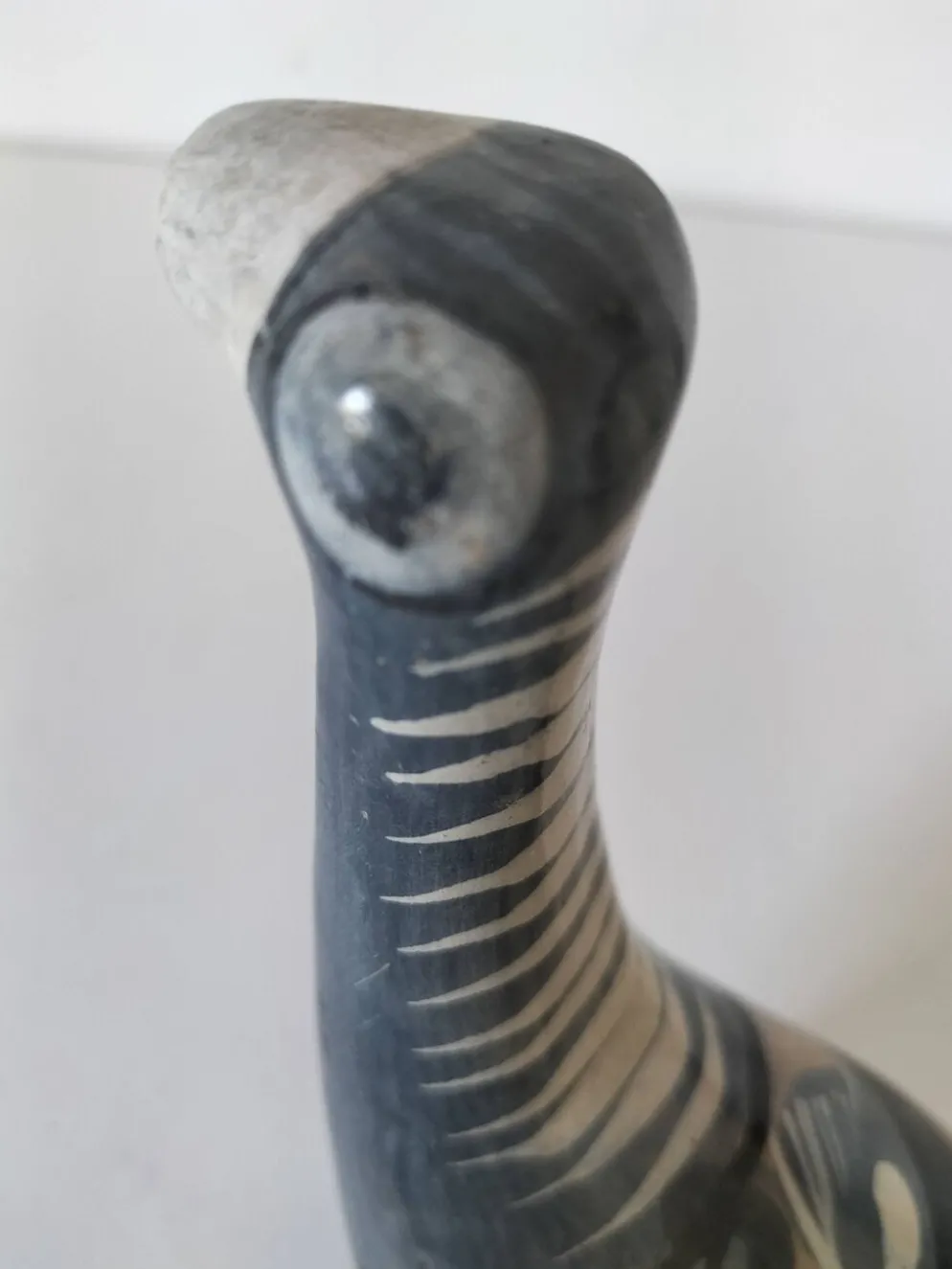 Colombe en céramique du Mexique – Décor au chat nahual