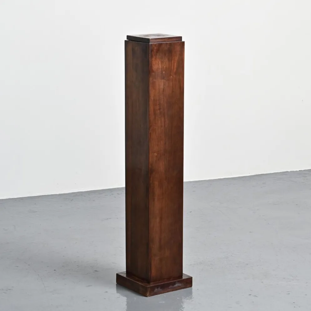 Colonne art déco en palissandre, France, vers 1930