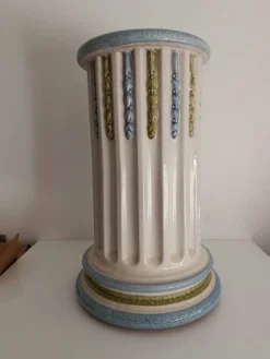 Colonne art deco en ceramique