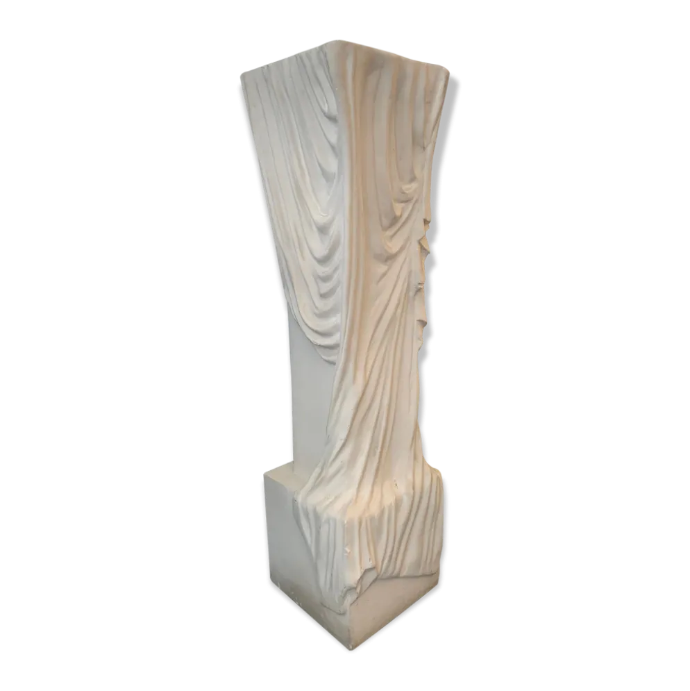 Colonne de présentation en plâtre du XXeme siècle
