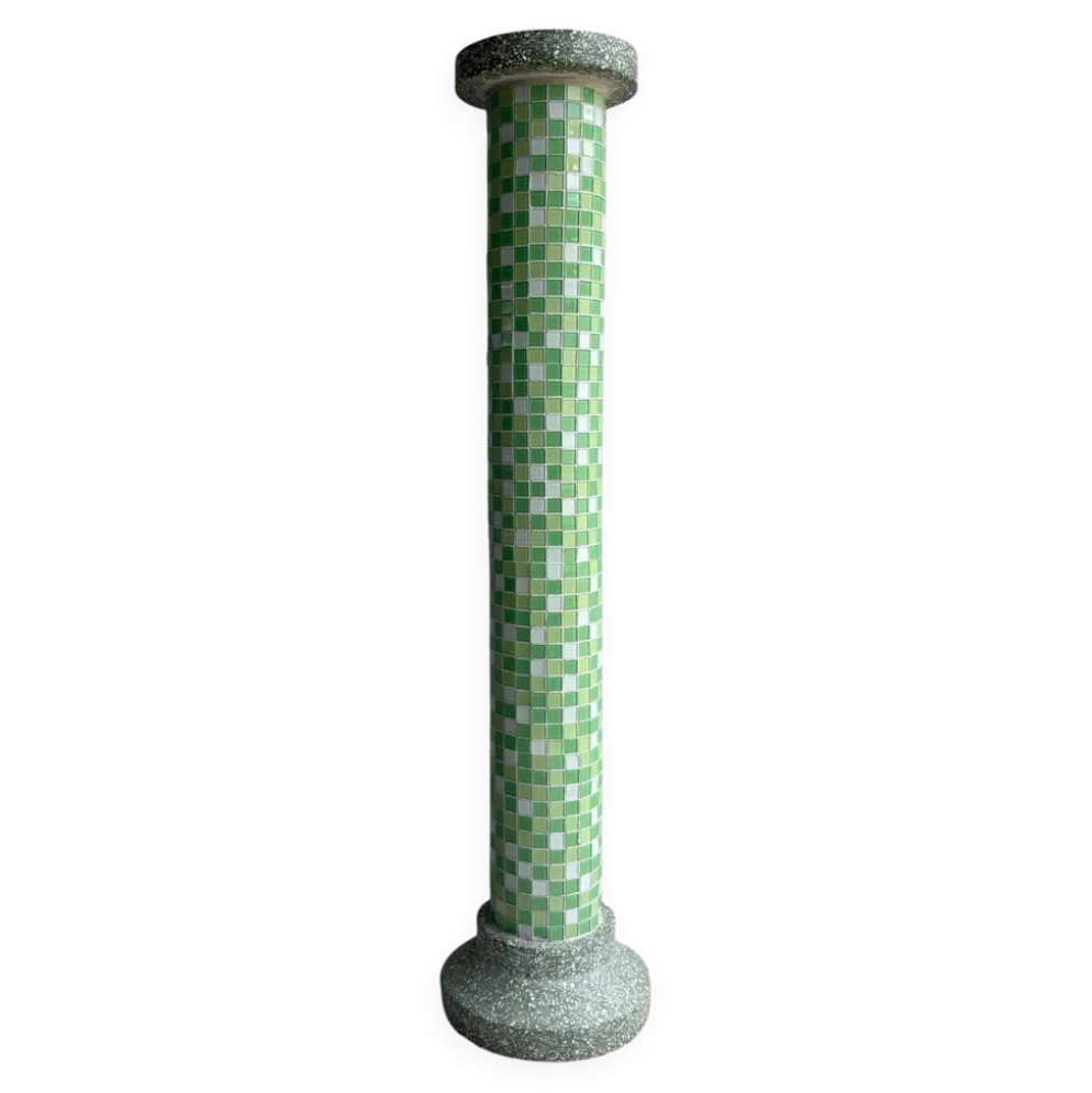 Colonne en mosaïque et terrazza