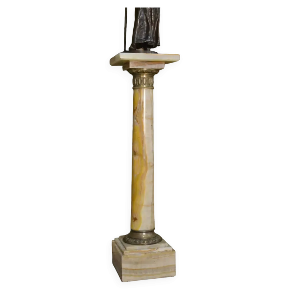 Colonne en onyx fin 19e siècle