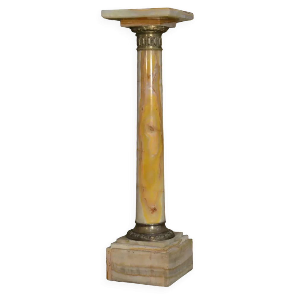 Colonne en onyx fin 19e siècle