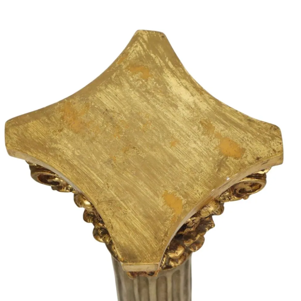 Colonne en résine dorée classique style baroque 20e siècle