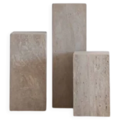 Colonne Herra 80 cm H – Travertin naturel