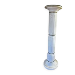 Colonne, piédestal en albâtre et bronze d’inspiration antique