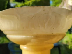 Colonne piédestal en albâtre XIXe