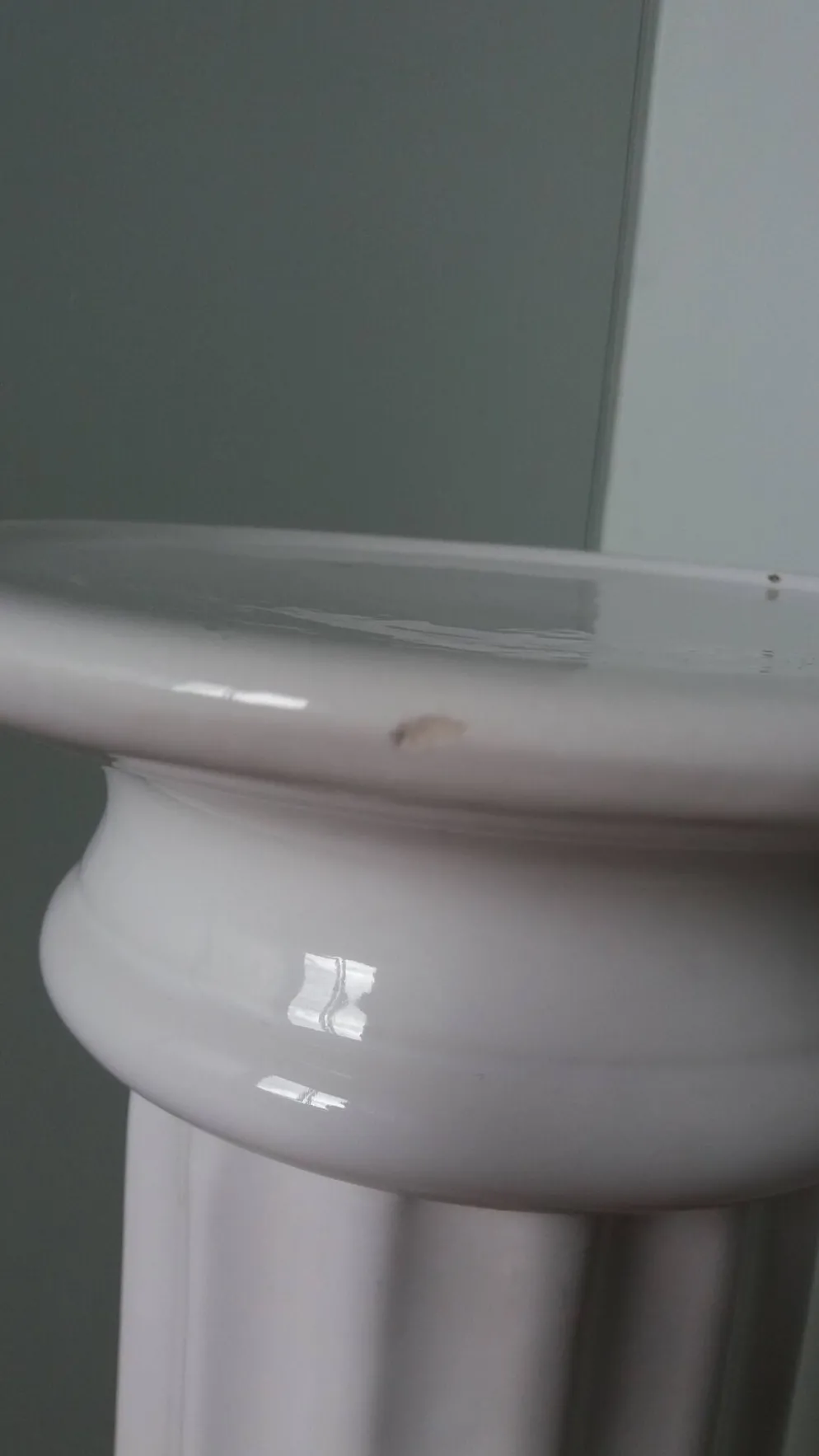 Colonne piedestal 55 cm céramique émaillée